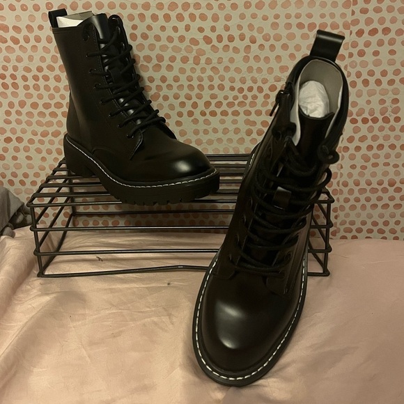 ICHIGO Shoes - ICHIGO Fashion Lace-up Combat Boots